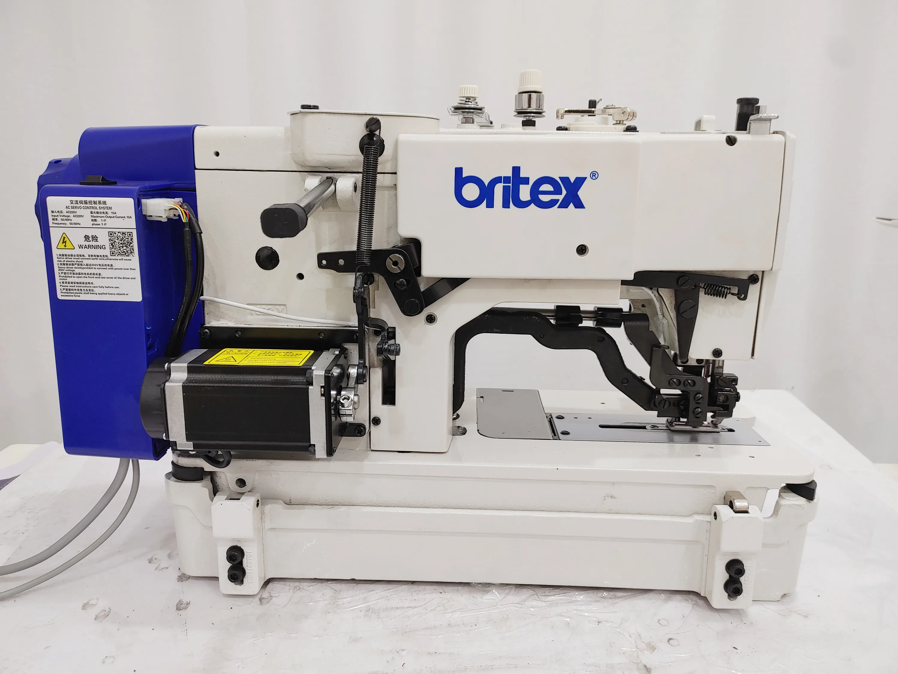 BR-781DTF Integrated Direct Drive Button Holing Sewing Machine with auto foot lifter step motor