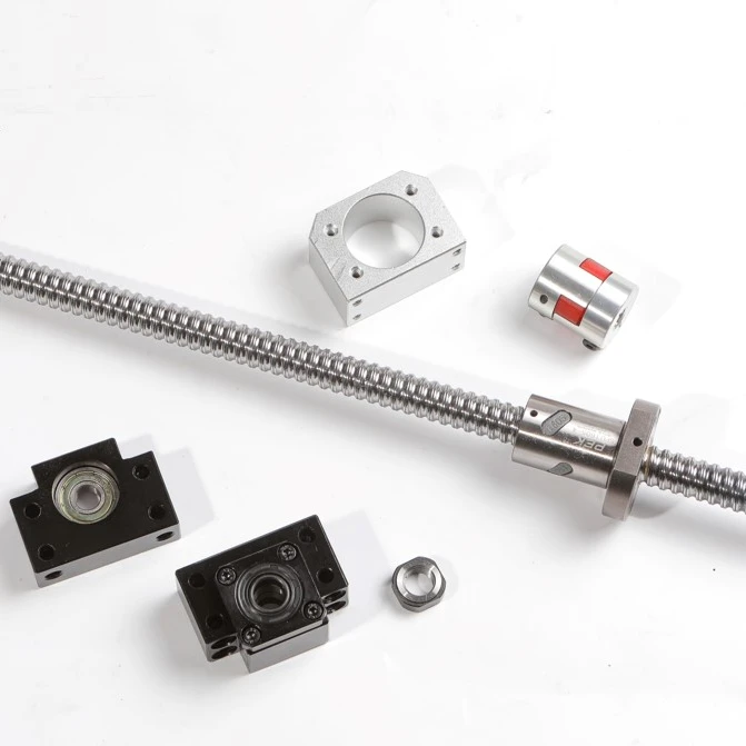 High Speed Low Noise cnc router lathe machine ballscrew kits sfu SFS Rolled Ball Screw