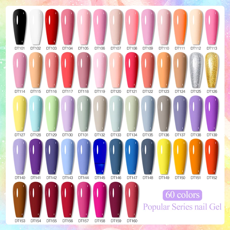 Nail Supplies Professional Salon Use Long Lasting Nail Art Gel Polish Soak off private label nail gel polish