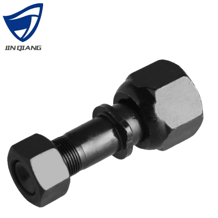 China Produced Wholesale High Strength Black Phosphate Grade 10.9/12.9 Rear Wheel Hub Bolts And Tire Nuts For Hino 15T