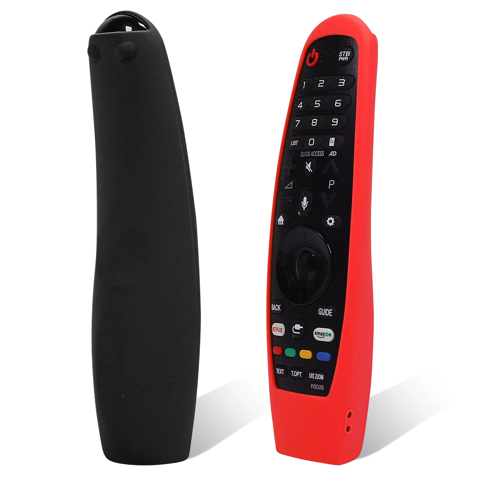 Customized Washable Eco-friendly Silicone TV Remote Control Cover use for LG AM-MR650A