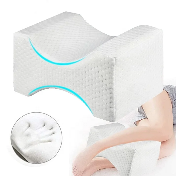 Memory Foam Knee Pillow Legs Support Cushion Align Spine Relief Pregnancy Body Sleeping Pillows Between the Legs Under The Knees
