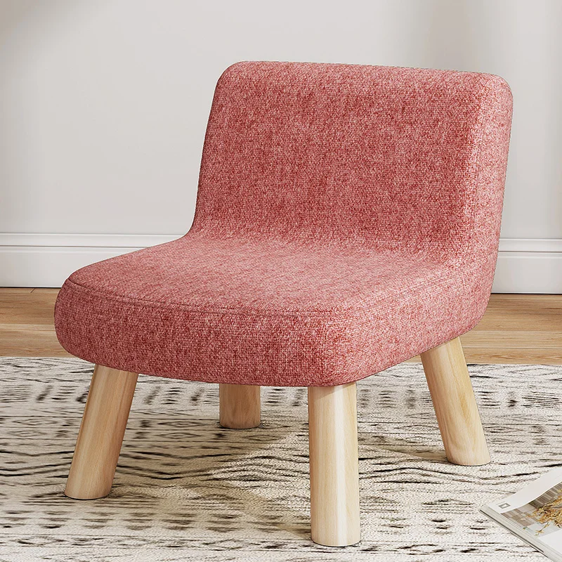 In stock small chair with backrest storage ottoman foot stool living room furniture side stool living room