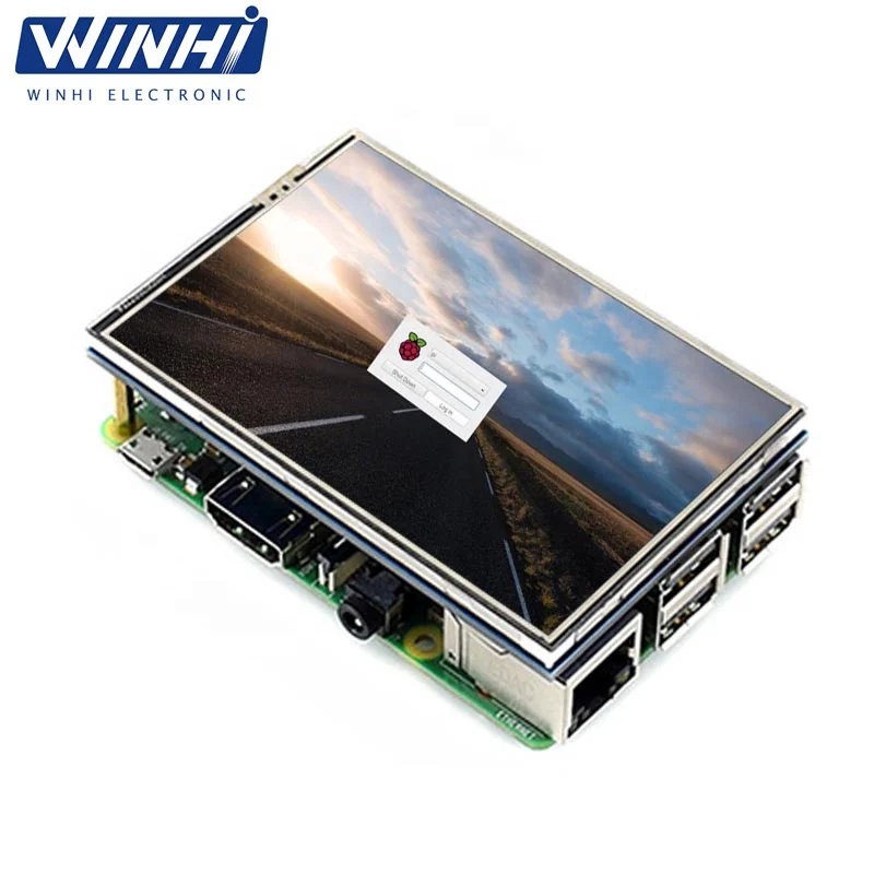 3 5 дюймовый сенсорный ЖК-экран и корпус для Raspberry pi 2-го поколения модели B +