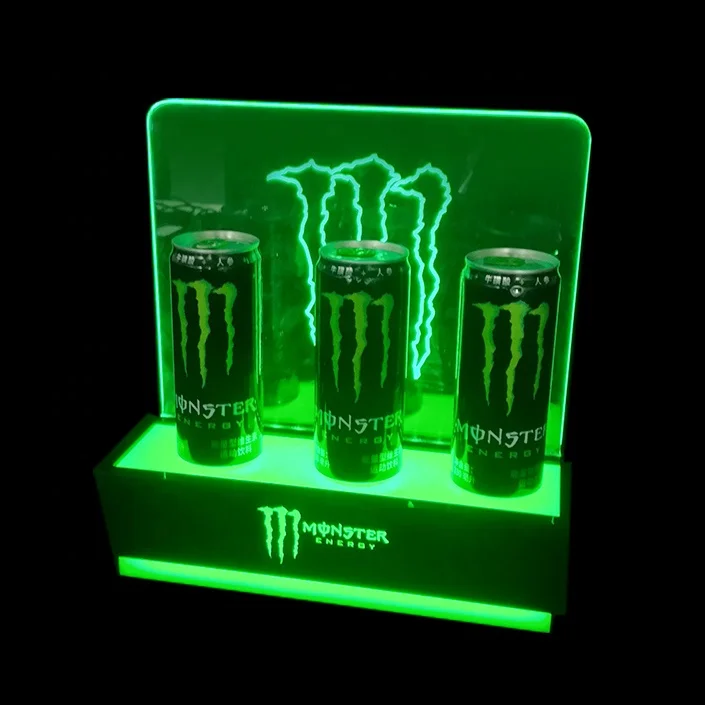 Party Supplier Acrylic Led Champagne Bottle Display Glorifier Presenter For Night Club