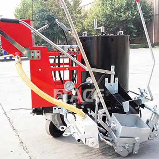 Road Sign Making Machine Ac-Hpt Model Hand-Push Thermoplastic Screeding Road Marking Machine Road Traffic Signs Making Machines