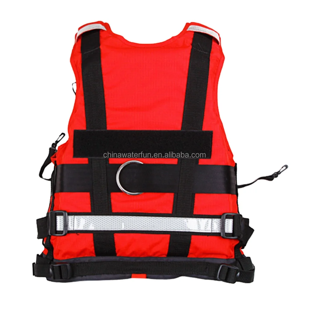 Waterfun High Quality Adult Life Jacket Flood Rescue PVC Foam Water