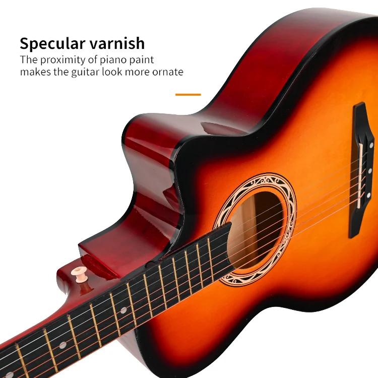 Новое поступление hipatti оптом дешево 38 дюймов Ель Jumbo профессиональная акустическая гитара