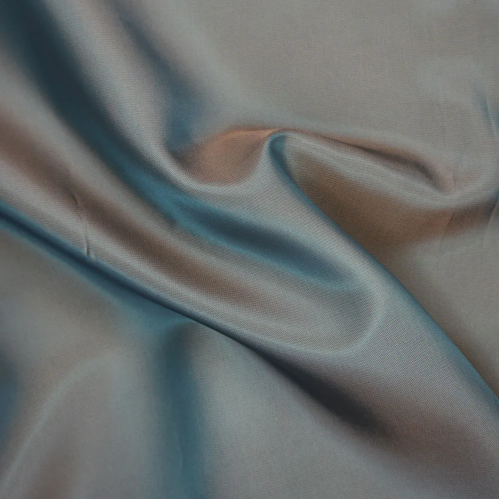 Wholesale lightweight two tone effect 55% polyester 45% viscose woven fabric for garment lining