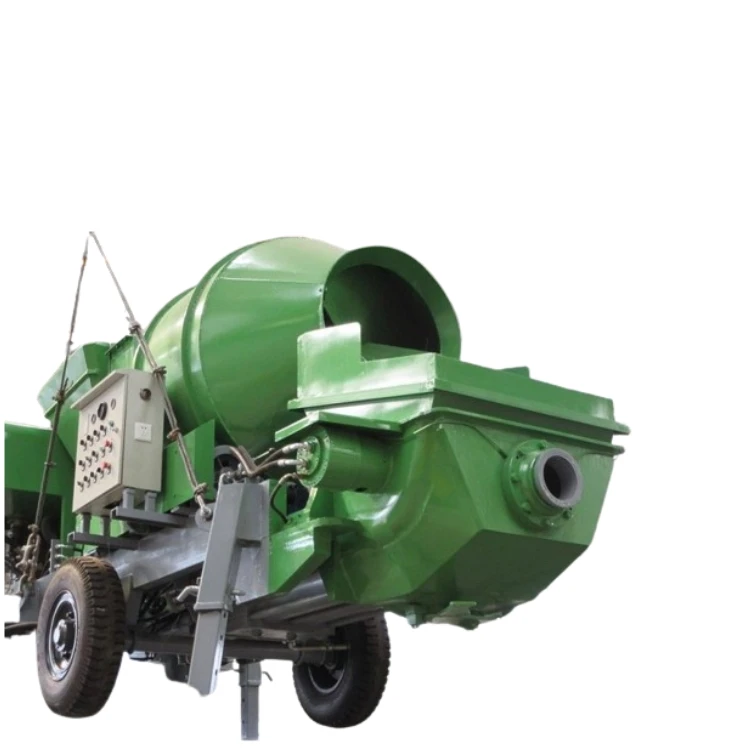 Diesel 60kW concrete mixing pump portable concrete pump