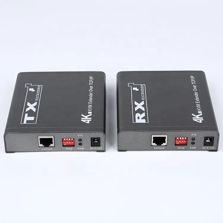 200M HD 4K  Extender  Over TCP/IP Via Cat5e/6 With USB Transmits HD Video And Audio Signals up to 200m