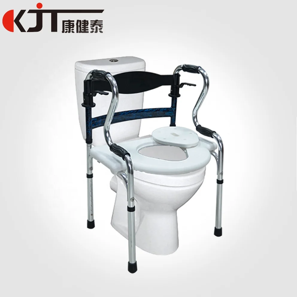 soft Multifunction plastic backplane widening H tube walker for elderly commode chair aluminum