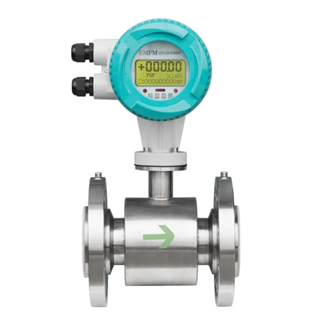 4 inch acid resistant electro magnetic flow meter