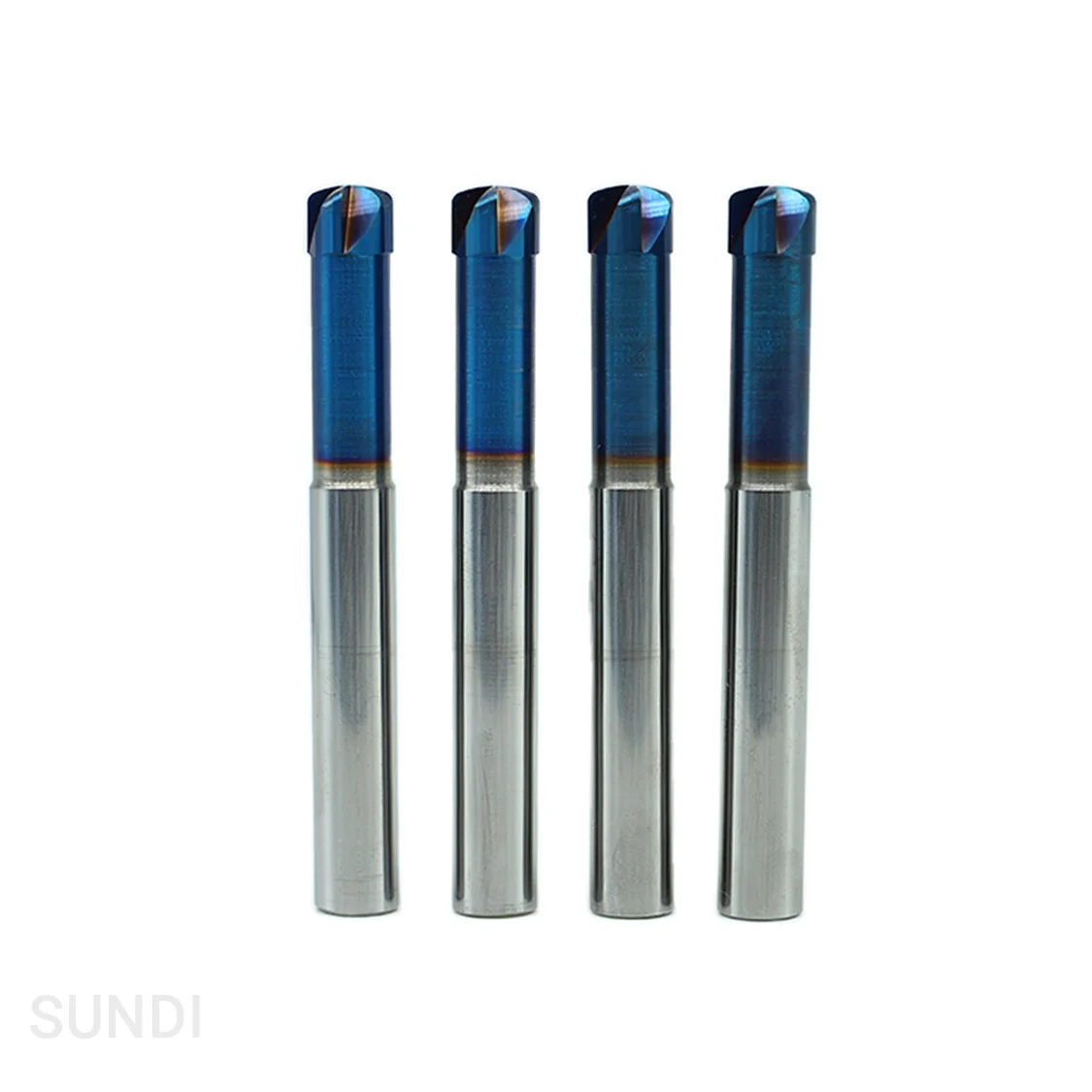 New design high feed rate tools blue coating cnc end mills cutting tools