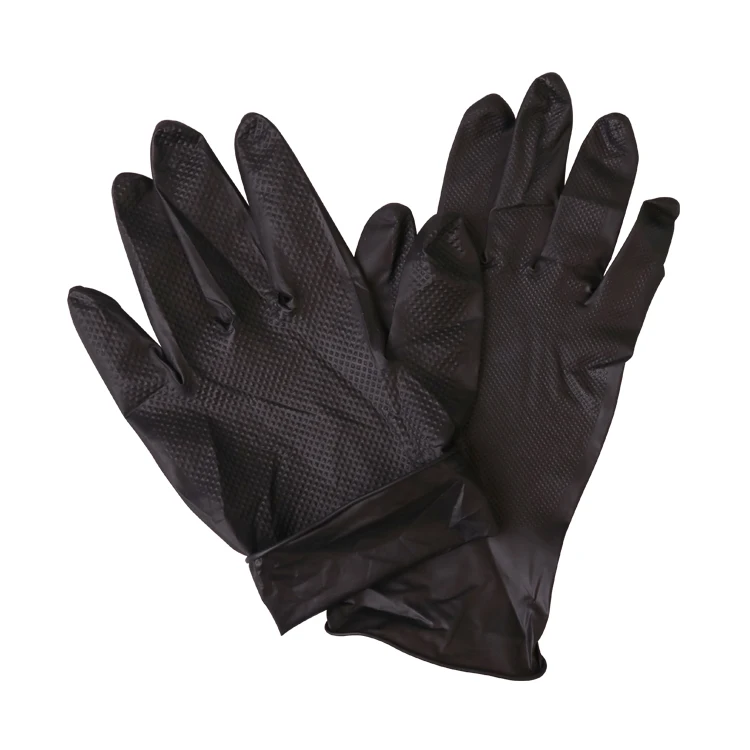 
Heavy Duty Disposable Nitrile Gloves Xingyu Black Nitrile Gloves Disposable 