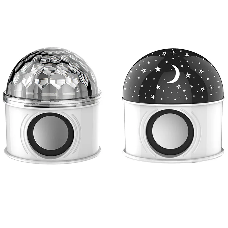 RGB Меняющие цвет светодиодные лампы для вечеринки цветные маленькие грибы Беспроводная музыкальная проекционная лампа со звездами световой эффект диджея