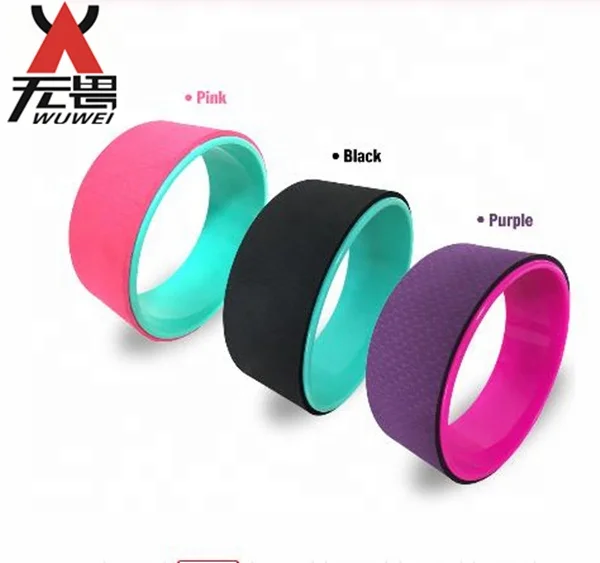 Eco friendly 15 inch tpe abs material yoga wheel for Back Roller and Stretch