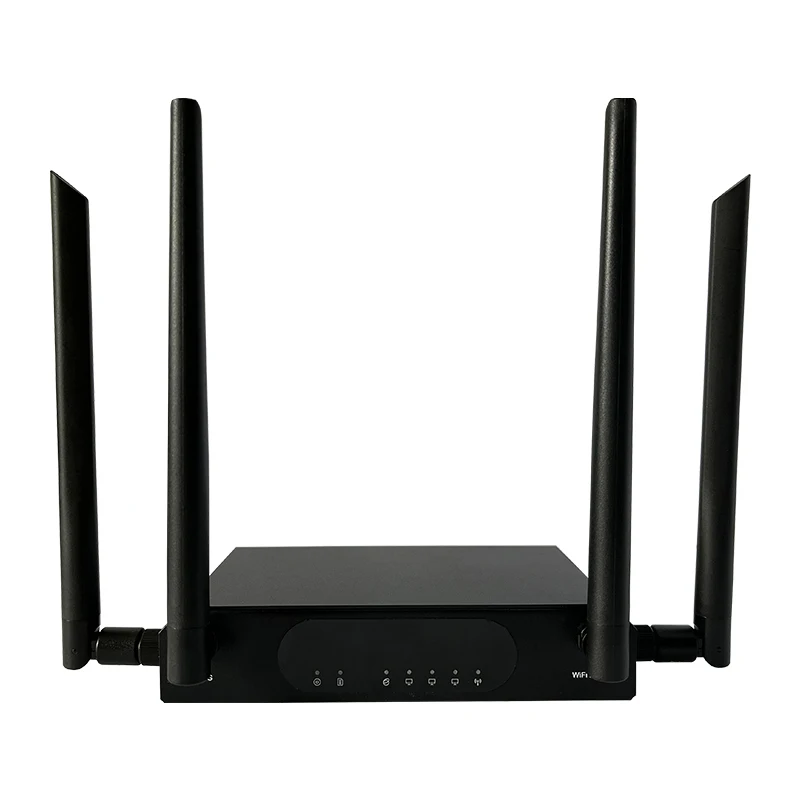 OEM brand cheap metal housing 2 external detachable 4g antennas 4g lte wireless wifi sim card router