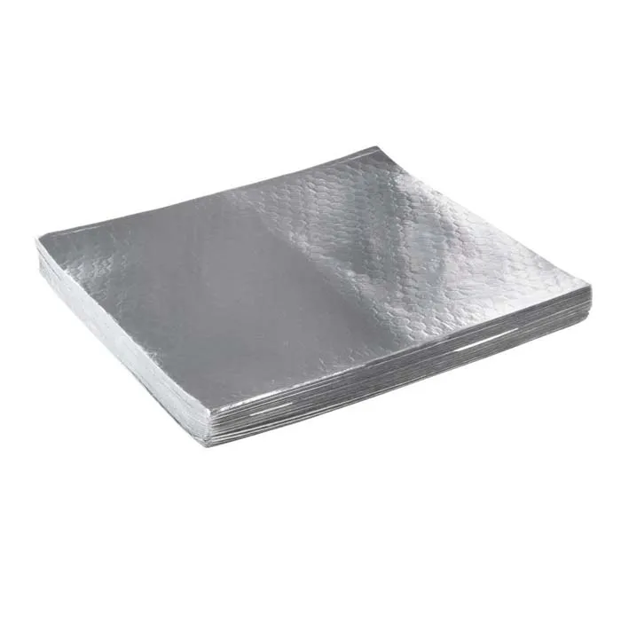wholesale  factory silver  foil paper  insulated foil sheet paper for hamburger
