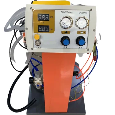 Electrostatic power coating line for metal painting useful for kinds type of steel