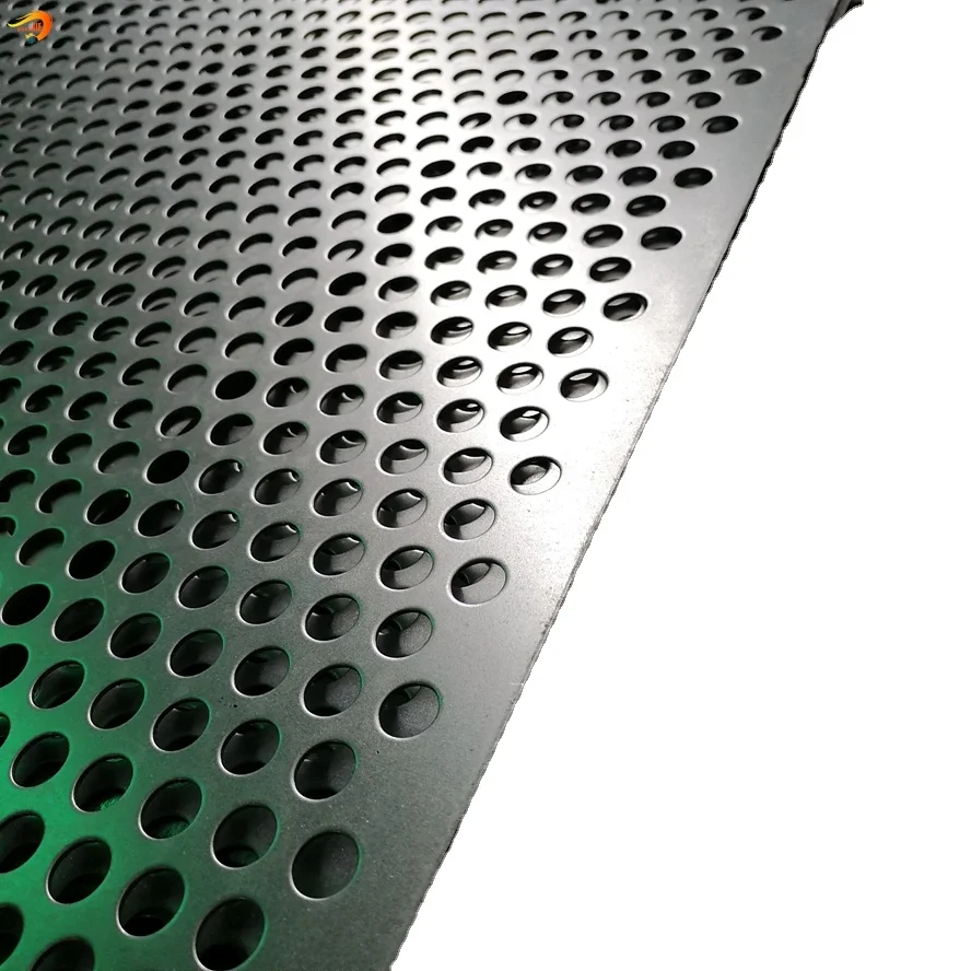 Custom round hole perforated metal mesh building sheet