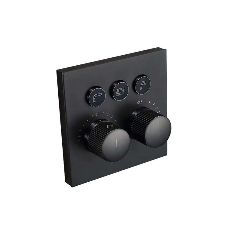 Concealed Rainfall Shower Head System Bathroom Rain Mixer Shower System Set