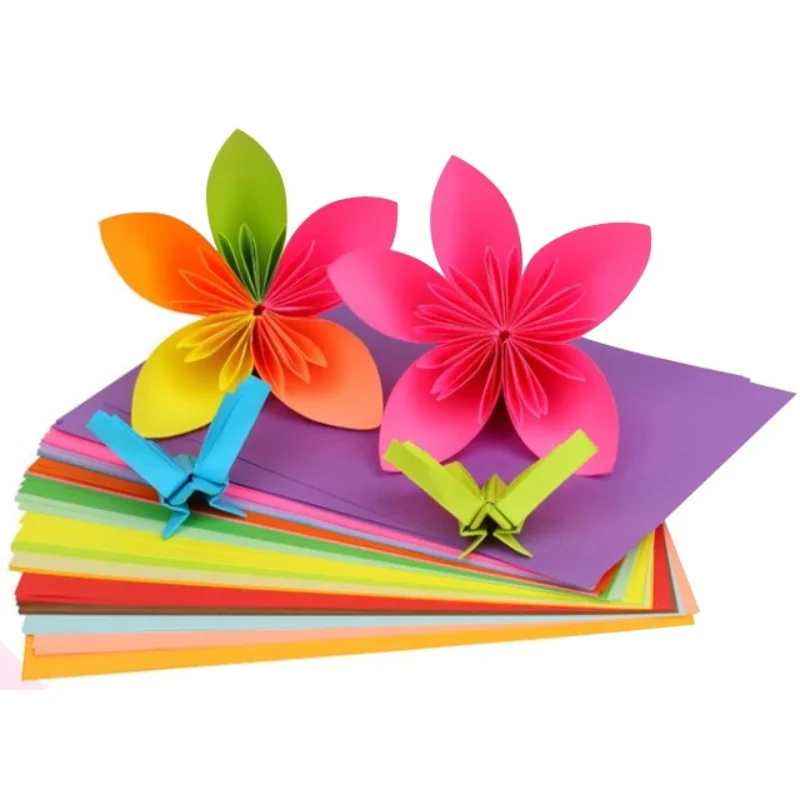 Sell Colour Copy Paper A4 Handmade Origami 100 Sheets of Office Electrostatic Printing Paper Advertising Paper