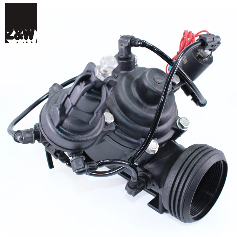 pressure relief valve reducing solenoid for irrigation with gauge 2.5 in DN65