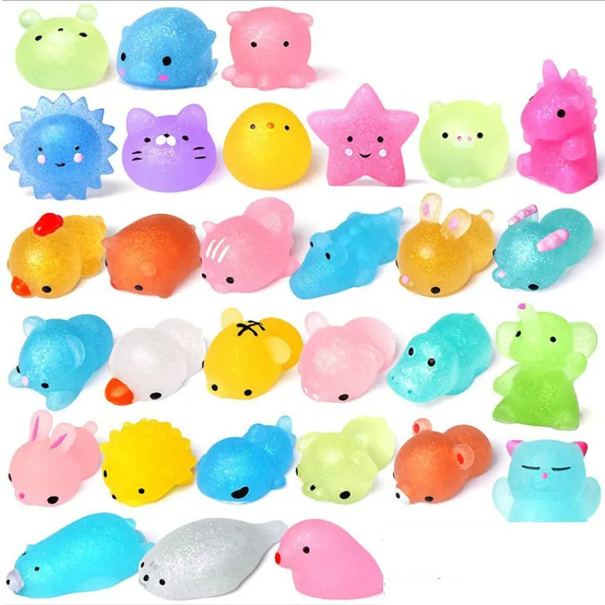 
 Kids Animal Extrusion Vent Fidget Pvc Squishy Animal Toy Squeeze Mochi Rising Antistress Abreact Ball Soft Sticky Cute Funny Toy  