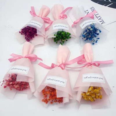 
Fresh Mini Souvenir Gypsophila Flower Bouquet 