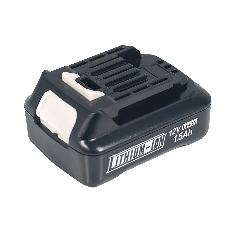 OEM/ODM Certified 12V 1500mAh Li-Ion Replacement Battery 1.5Ah with LED Indicator for Makita 11.1V Tool Batteries