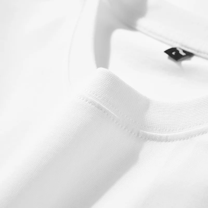 Cotton Feel Sublimation Promotion Beige Custom Street Wear Heavy Tee Adult T Shirt