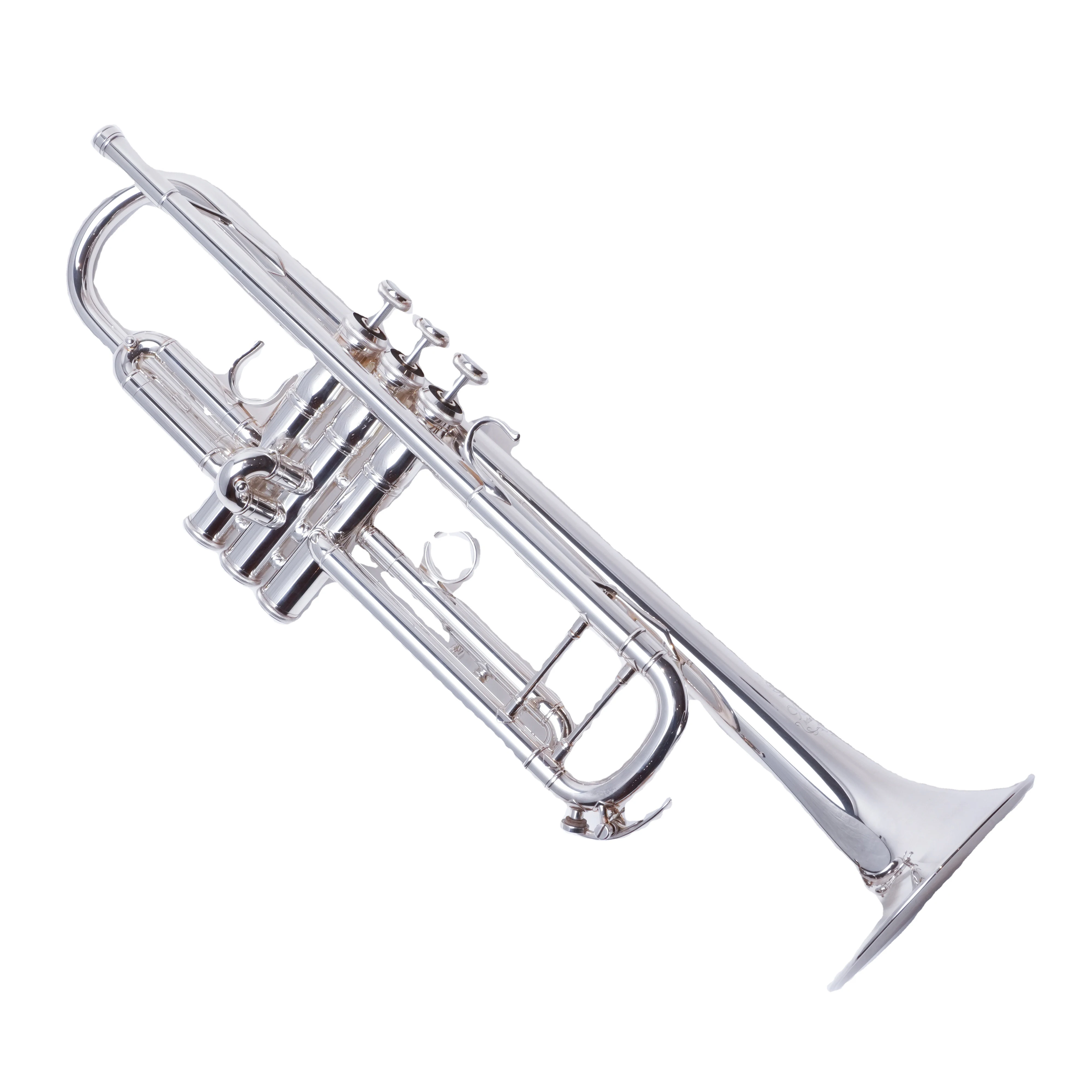 Brass musical instrument trumpet with outstanding appearance and design