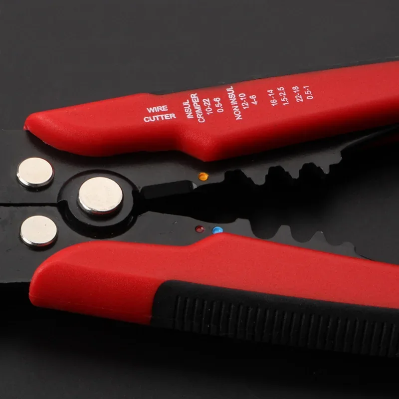 Crimper Cable Cutter Adjustable Automatic Wire Stripper Multifunctional Stripping Crimping Pliers Terminal Hand Tool
