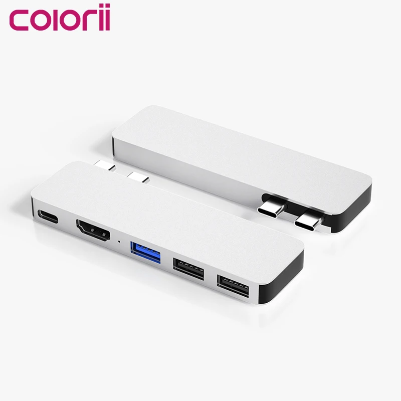  Док-станция USB C Hub Thunderbolt 3 с HDMl Data для MacBook Macbook Pro Air 2020 и новая микросхема