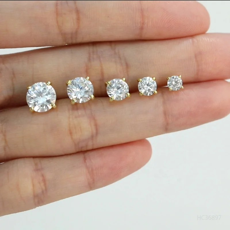 Оптовая продажа сверкающие Cz сердце Druzy свадебные женские серьги тонкой 18k 14k позолоченный 925 ювелирные изделия стерлингового