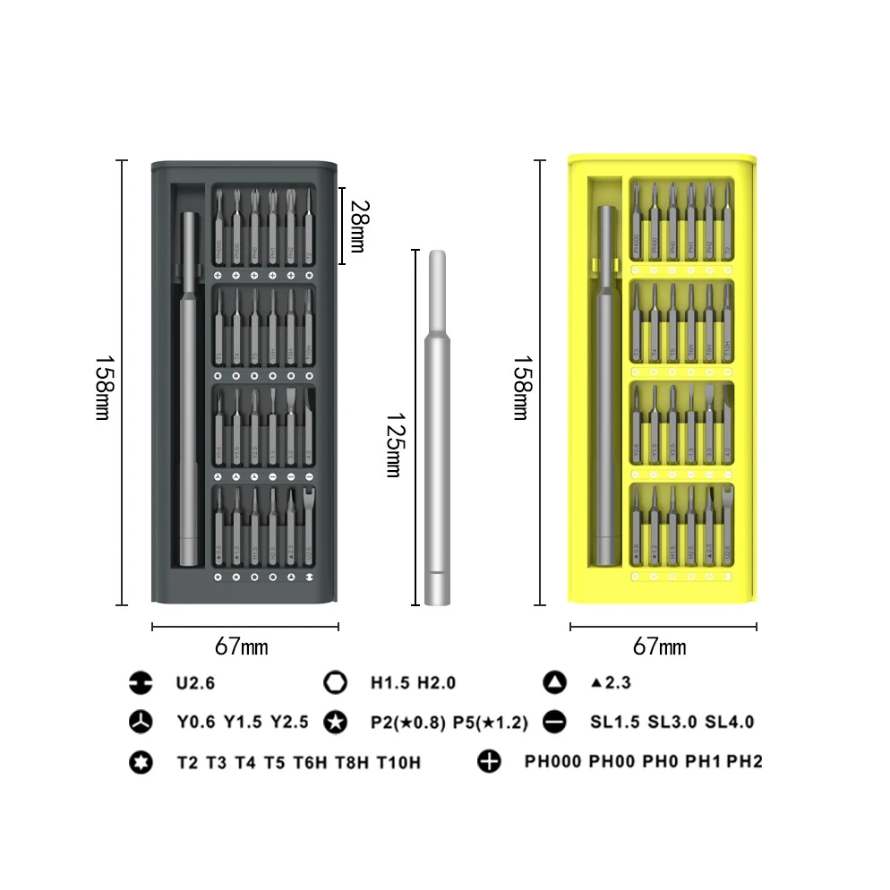 Screwdriver Set 25 in 1 CRV Multifunctional Opening Repair Tool Set Precision Screwdriver For Phones Tablet PC Hand tools