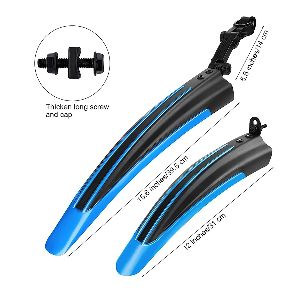 Plastic Mountain Bike Fenders Mudguard Wings Rear Road Bicycle Fenders Mudguard For Bicycle Front