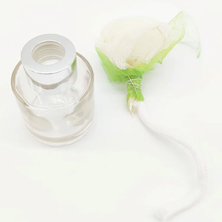 Essential Oil Diffuser Flower Natural White Maganolia Leaves Handmade Flower New Products Rose Shape Decorative Flower
