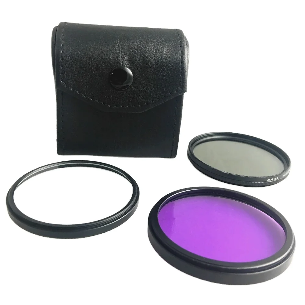 Massa Digital camera accessories OEM 37mm 40.5mm 46mm 49mm 52mm 55mm 58mm 62mm 67mm 72mm 77mm UV FLD CPL camera Lens Filter Kit