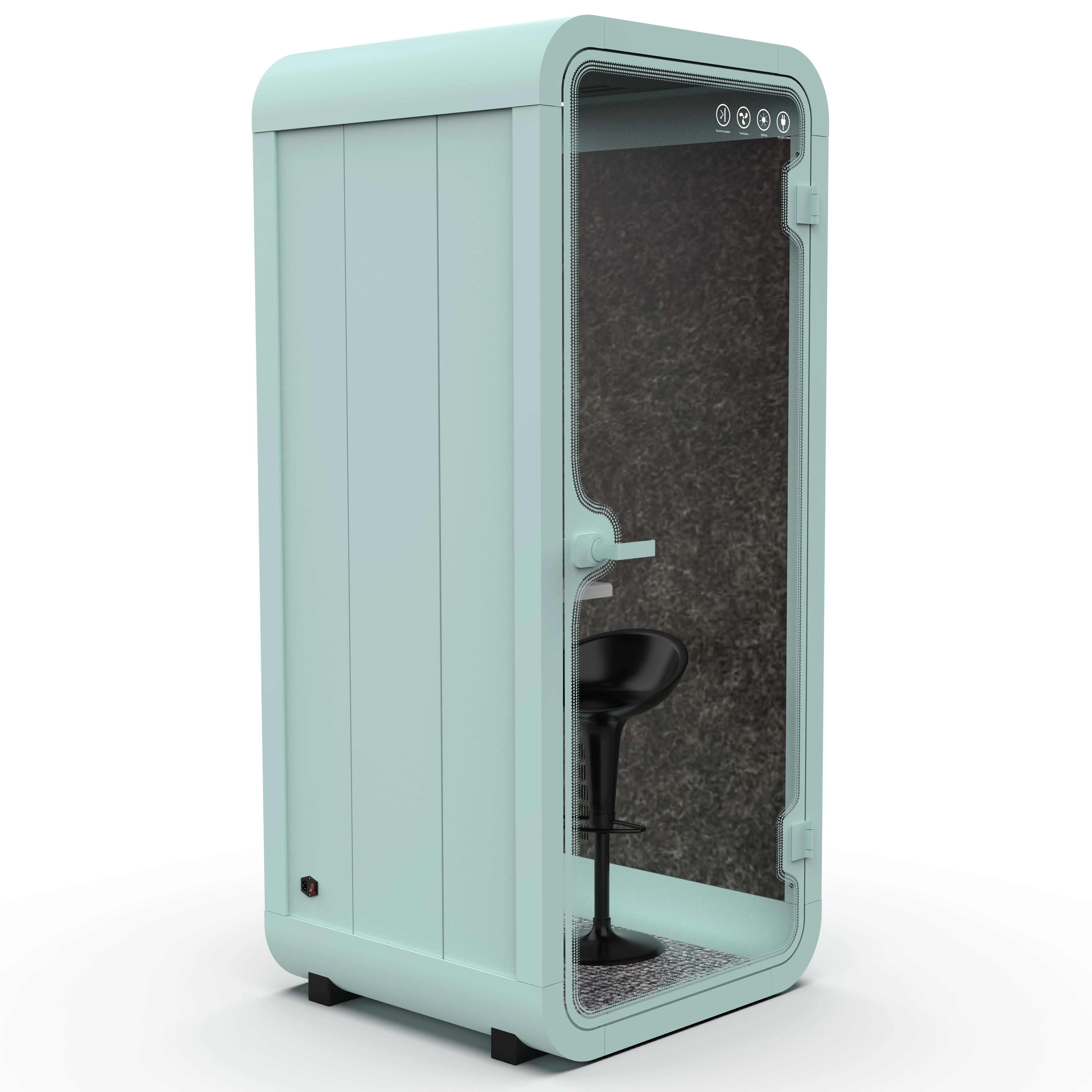 Functional Acoustic Furniture Capsule Design Hearing Protection Indoor Private Trumpet Playing Booth