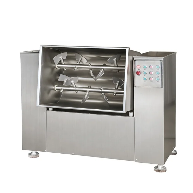 Commercial Meat Mixer Machine / Sausage vacuum meat mixer/meat vacuum mixer with elevator