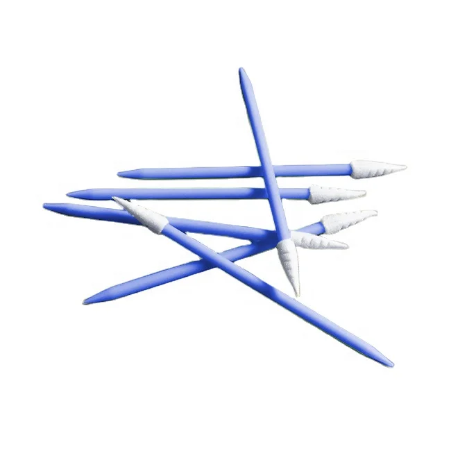 
Lint Free Disposable Mini Head PCB Cleaning Stick Cleanroom Foam Swab for Industrial 
