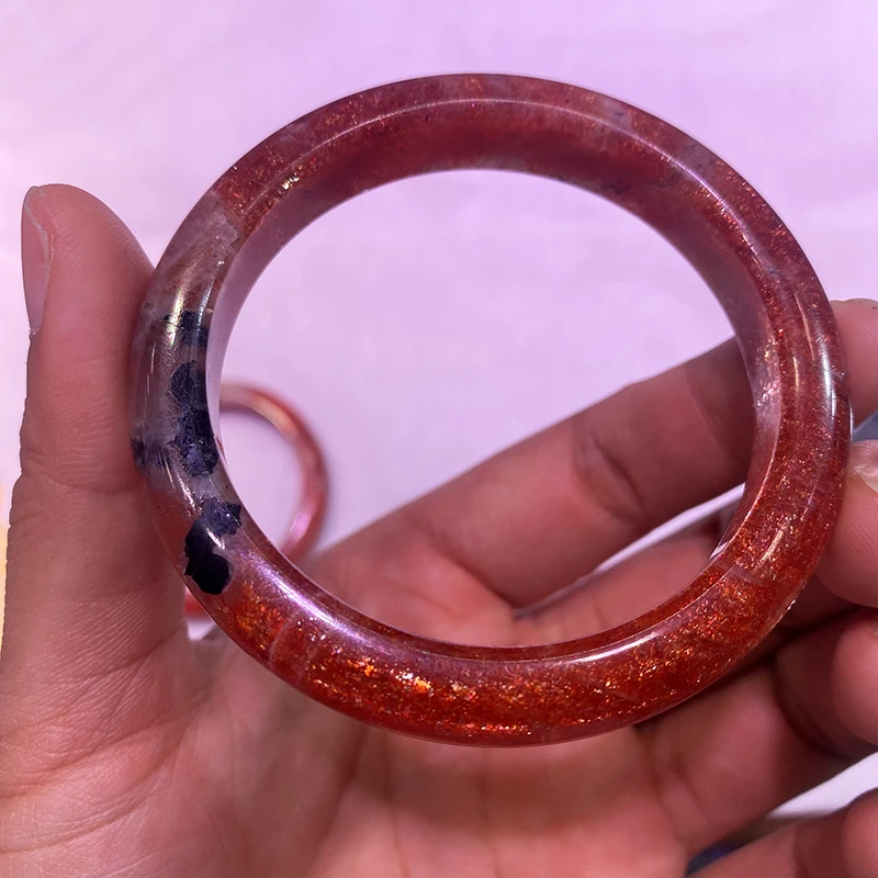 High quality gem Golden Sun bracelet Crystal jewelry Healing stone natural sunstone bracelet for Beautiful woman