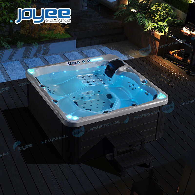  Горячая Распродажа гидромассажная Ванна JOYEE для семейных отелей глубокое замачивание акриловый массаж на 4 5 6 человек уличная в саду