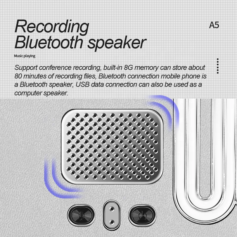 Smart Fingerprint Wireless Charging Power Bank Notebook Loose Leaf Business Journal Diary With Blue tooth Recording 16GB U Disk