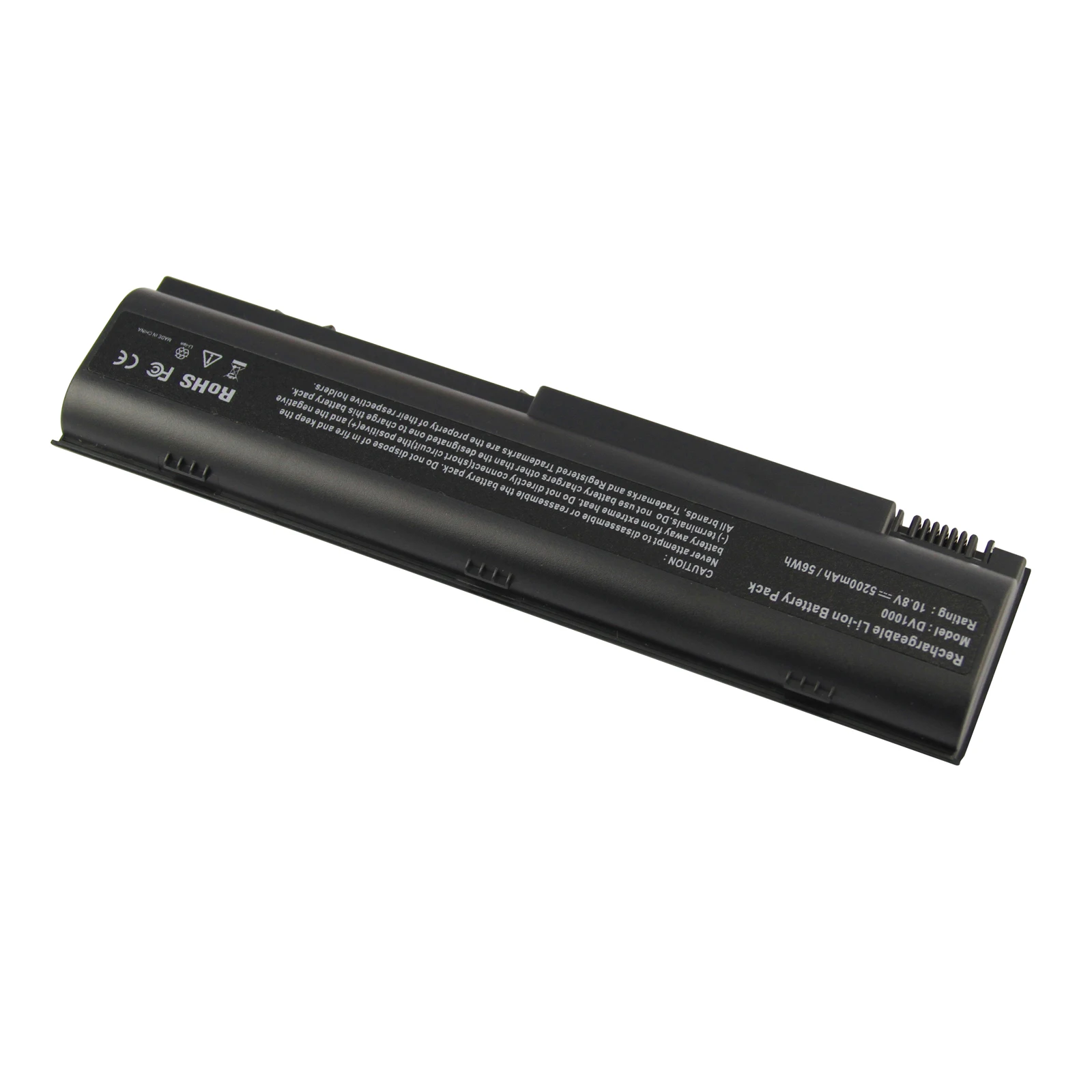 10.8V 5200mAh Pavilion DV1000 DV1004AP DV1005AP DV1007AP Series wholesale laptop battery for HP