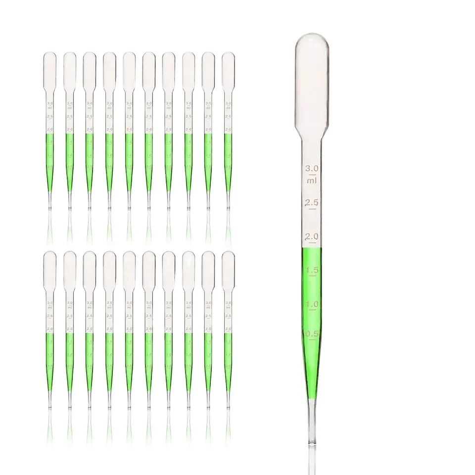 Drop Pipette 10ul 15ul 20ul Plastic Pasteur Pipette Transfer Micro Pipettes