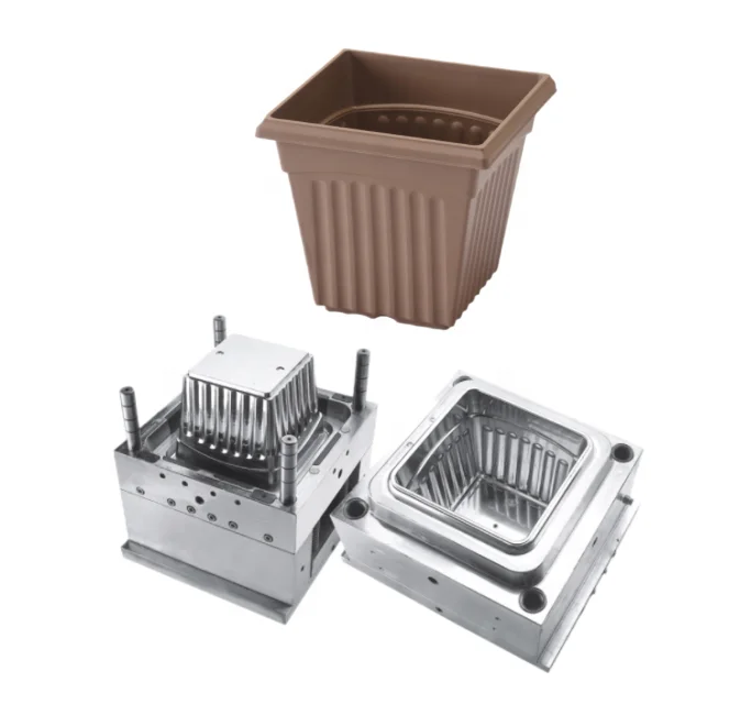 Пластиковый цветочный горшок для дома