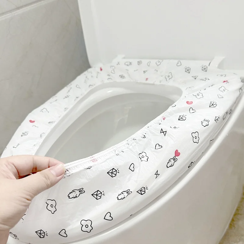 Wholesale Custom logo Outside Travel Hotel Toilet Seat Mat 2 Layer 1pc/bag Portable Disposable